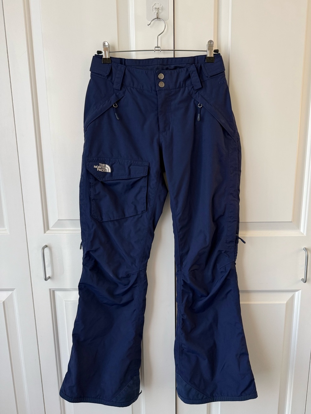 The North Face Hyvent Navy Blue Freedom Insulated Ski Snow Pants Size Small